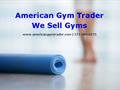 Profitable Fitness Business For Sale